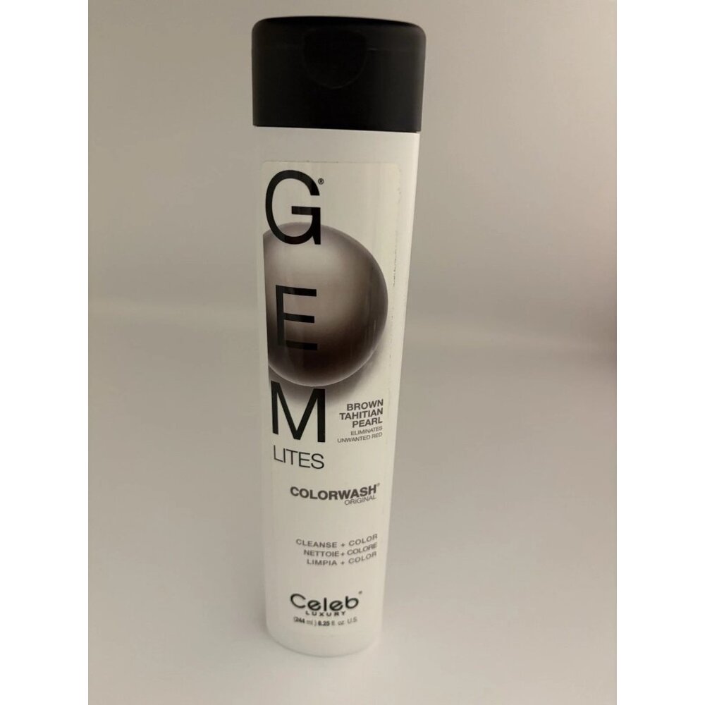 Celeb Luxury  Gem Lites  Brown Tahitian Pearl  Colorditioner  w/ BondiFix  8.25